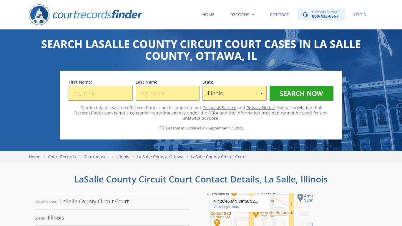 LaSalle County Circuit Court Case Search - RecordsFinder