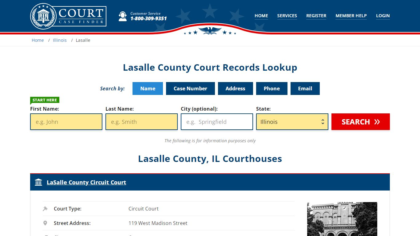 Lasalle County Court Records | IL Case Lookup